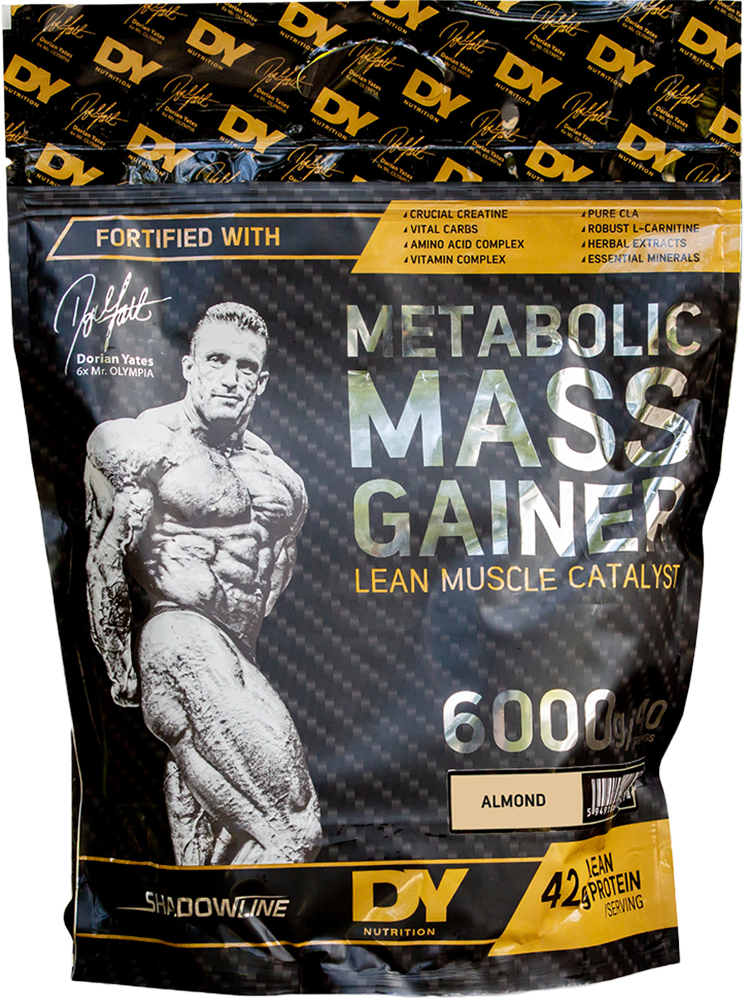 Dorian Yates Nutrition Metabolic Mass Gainer - 6000 g - Almonds Ice Cream 2027-01-052027-01-05
