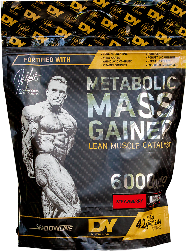 Dorian Yates Nutrition Metabolic Mass Gainer - 6000 g - Strawberry