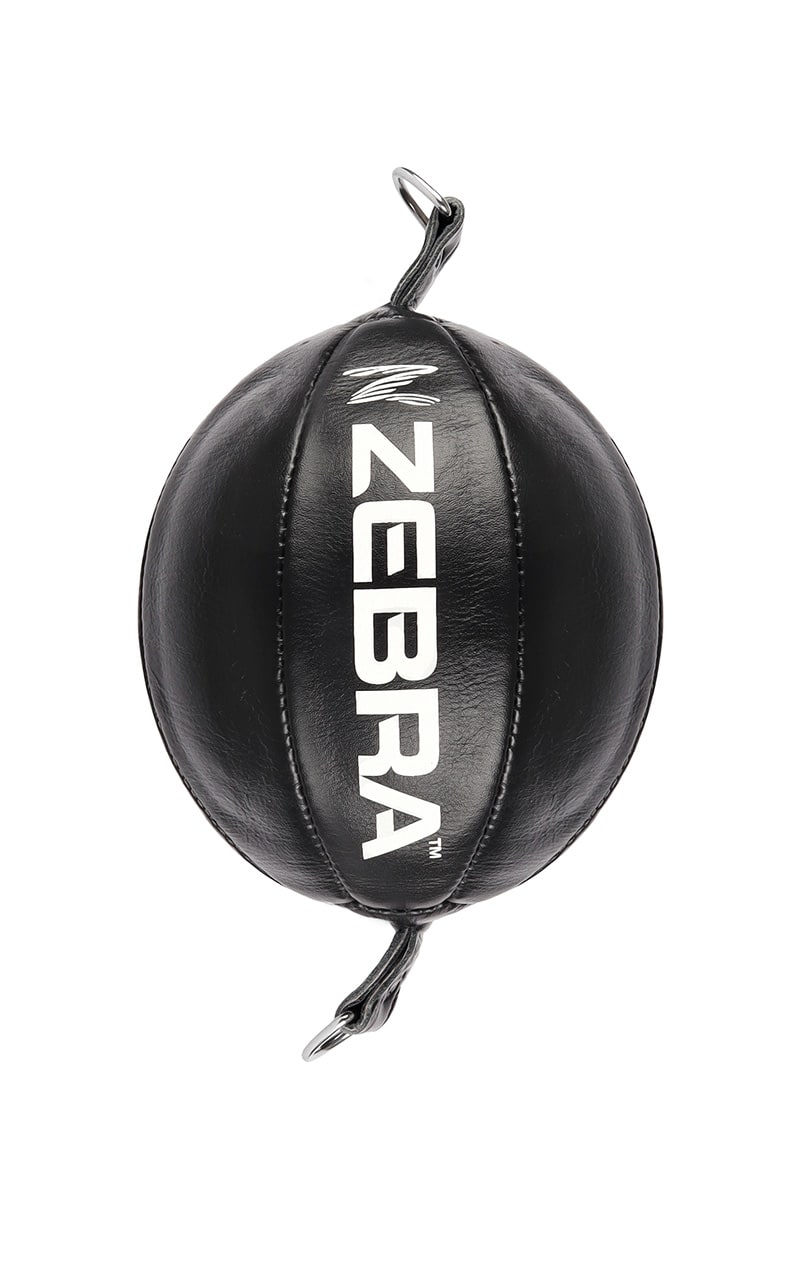 ZEBRA Double End Ball, läder, svart