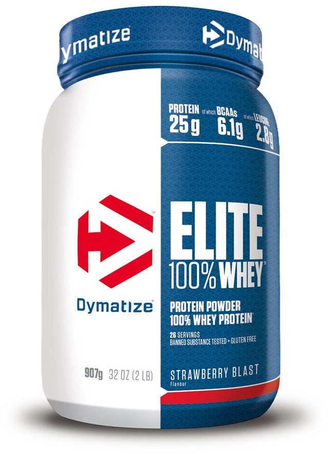 Dymatize Elite Vassle - 900 g - Jordgubbsblast