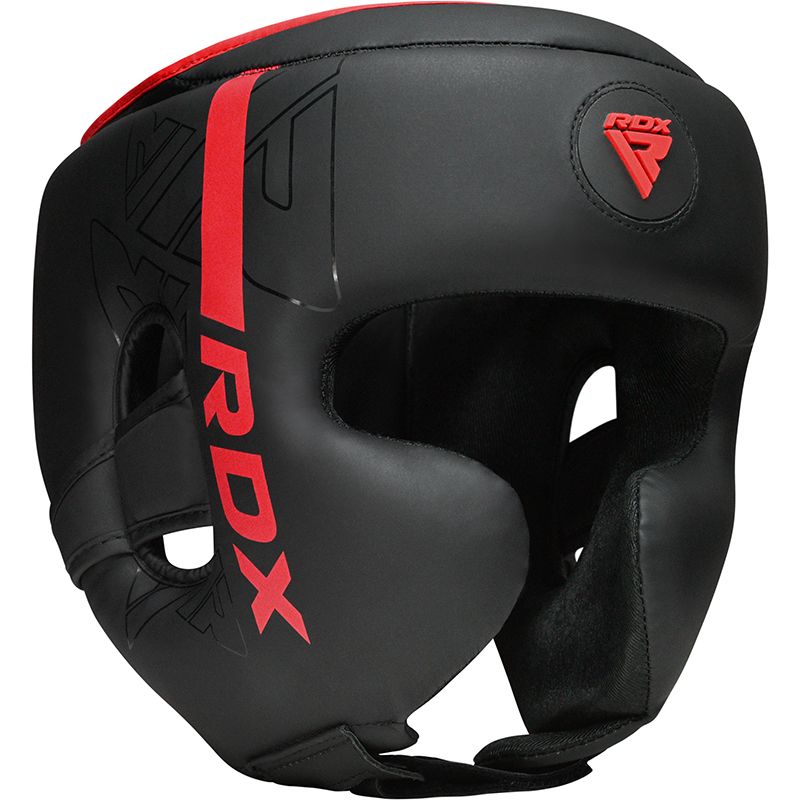 RDX Head Guard F6 - Mattsvart/Röd