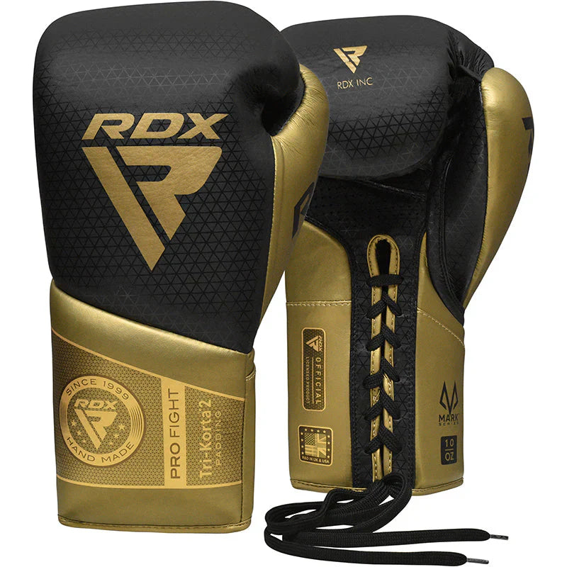 RDX Boxningshandskar MARK PRO FIGHT TRI KORTA 2 - Guld