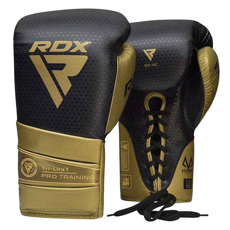 RDX Boxningshandskar MARK PRO SPARRING TRI LIRA 1 - Guld