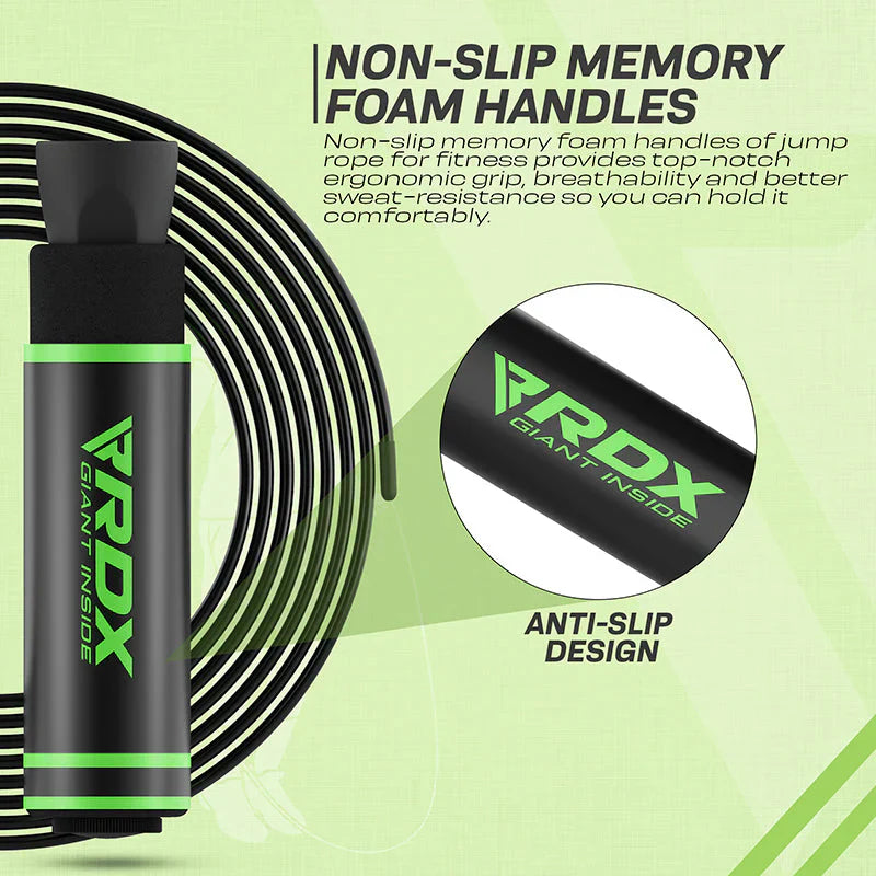 RDX Hopprep Med Vikt X2 -10,3FT - Grön
