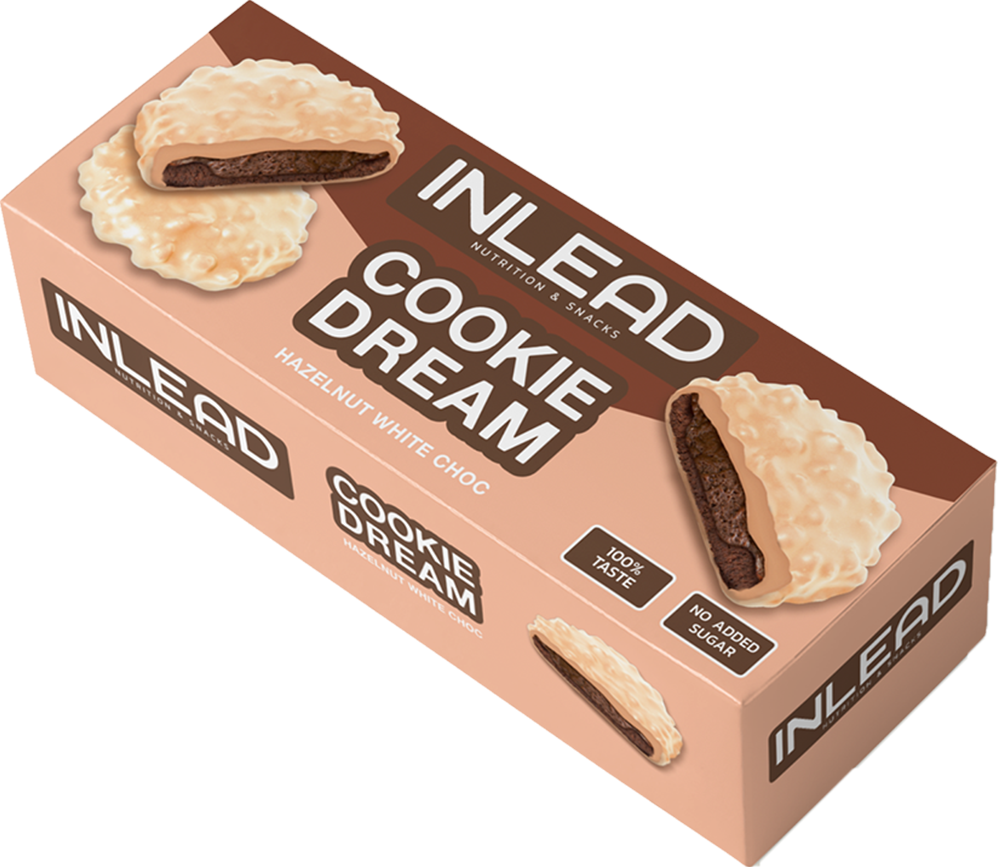 Inlead Cookie Dream - 128 g - Hazelnut White Choc