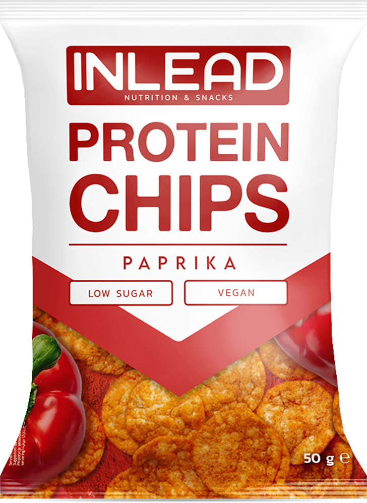 Inlead Protein Chips - 6 x 50 g - Paprika