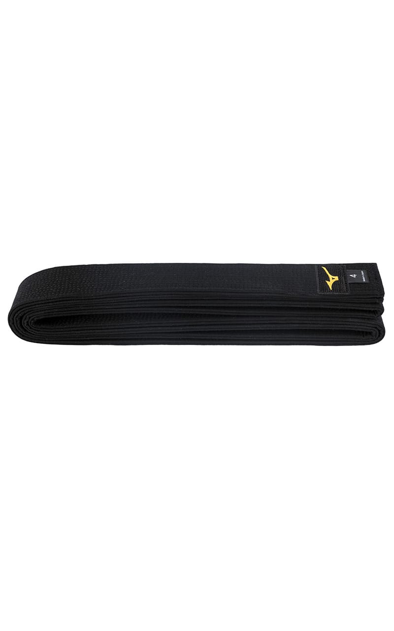 MIZUNO Kuro Judo Belt, made in Japan, IJF