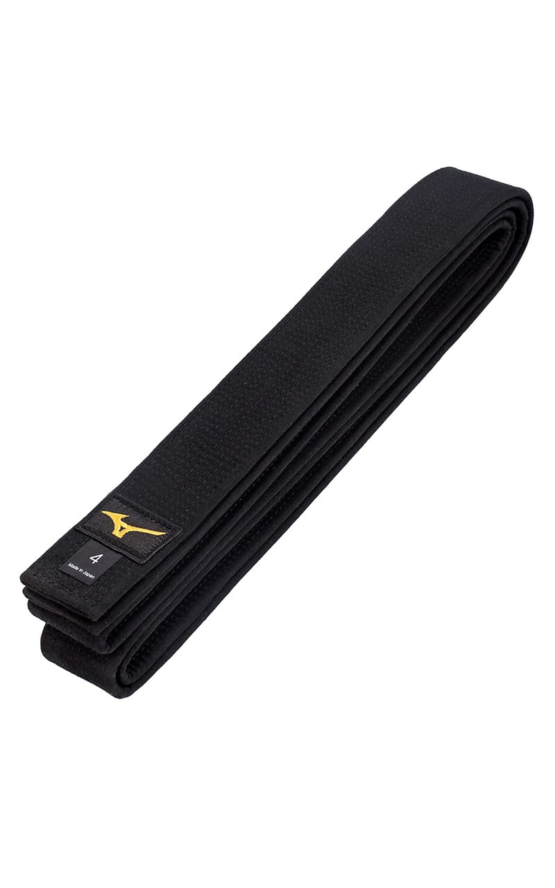 MIZUNO Kuro Judo Belt, made in Japan, IJF