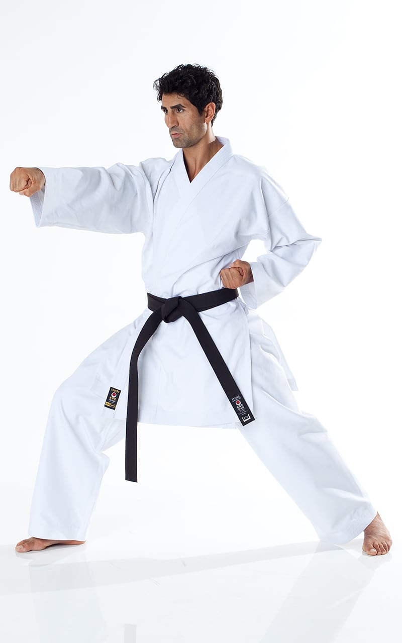TOKAIDO JKA Karate Gi, Tsunami Gold, 14 oz.