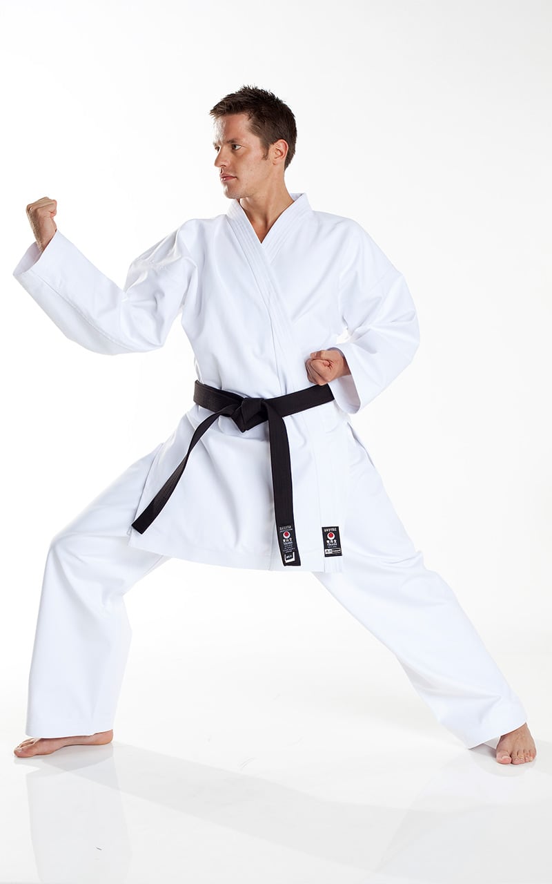 TOKAIDO JKA Karate Gi, Tsunamisilver, 12 oz.