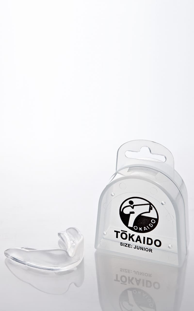 TOKAIDO Karate Mouth Guard, transparent with box