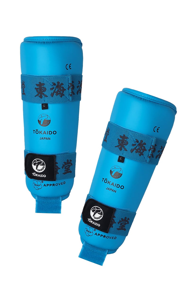 TOKAIDO Karate Shin Guard, Kanji, WKF