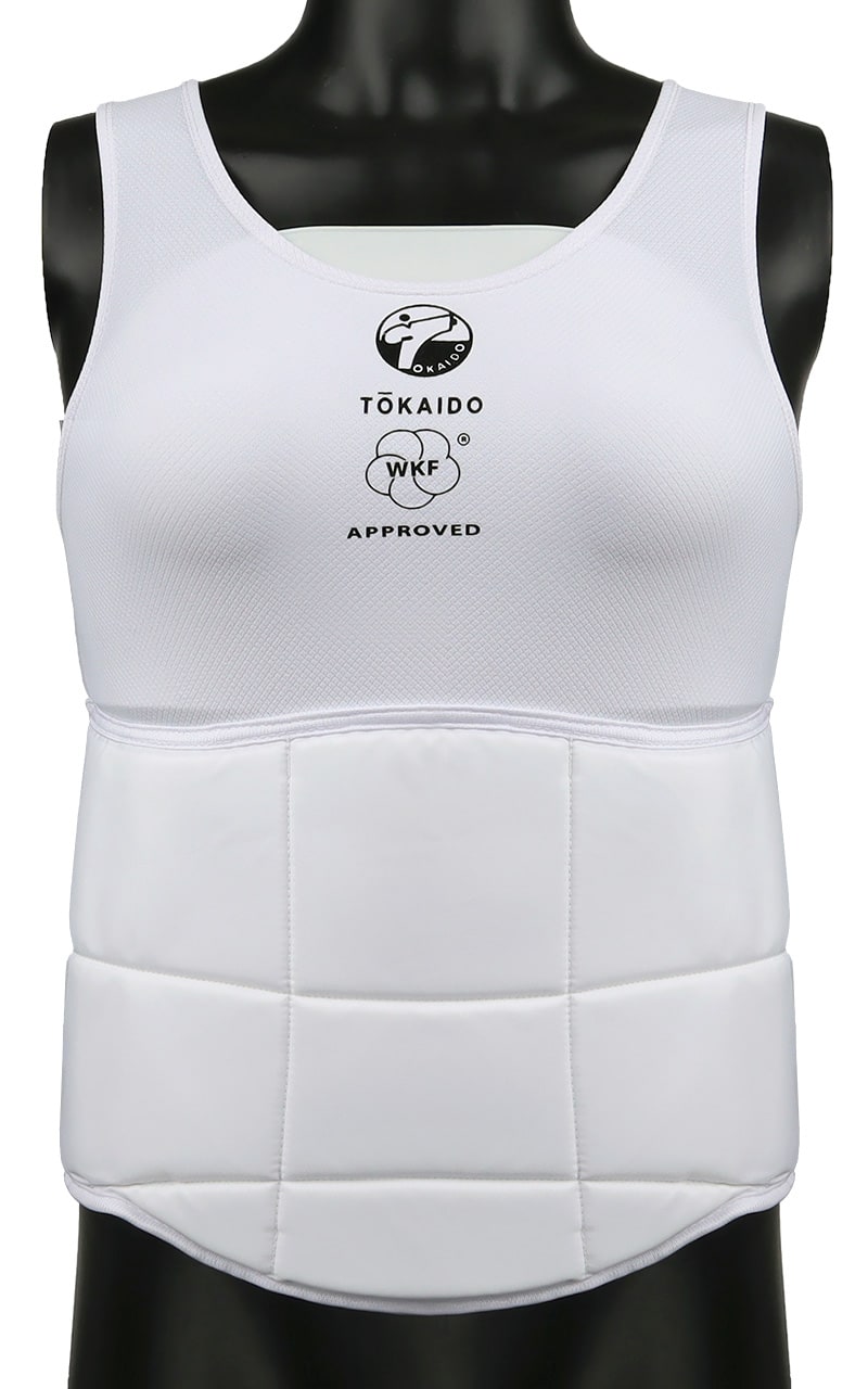 TOKAIDO Karate Vest, Body Protector PRO Lady, WKF