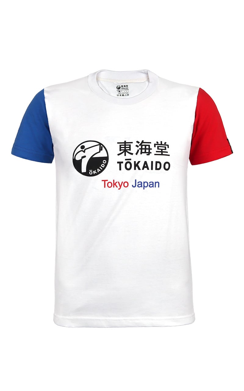 TOKAIDO Men's T-Shirt. Aka / Ao