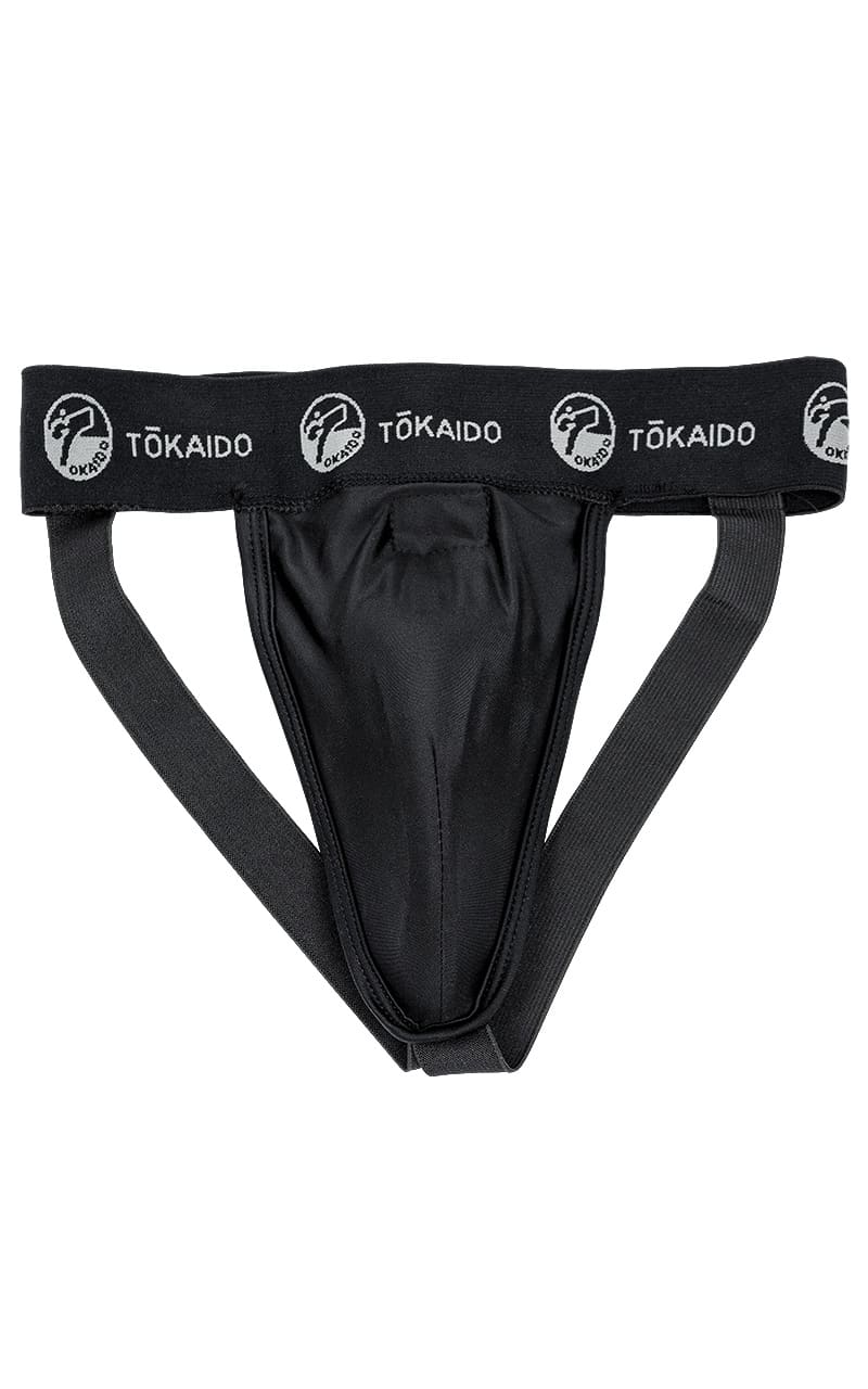 TOKAIDO Karate Groin Guard for Men, Athletic, black