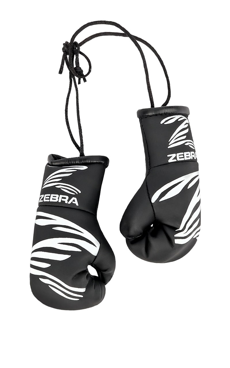 ZEBRA Mini boxningshandskar, svarta