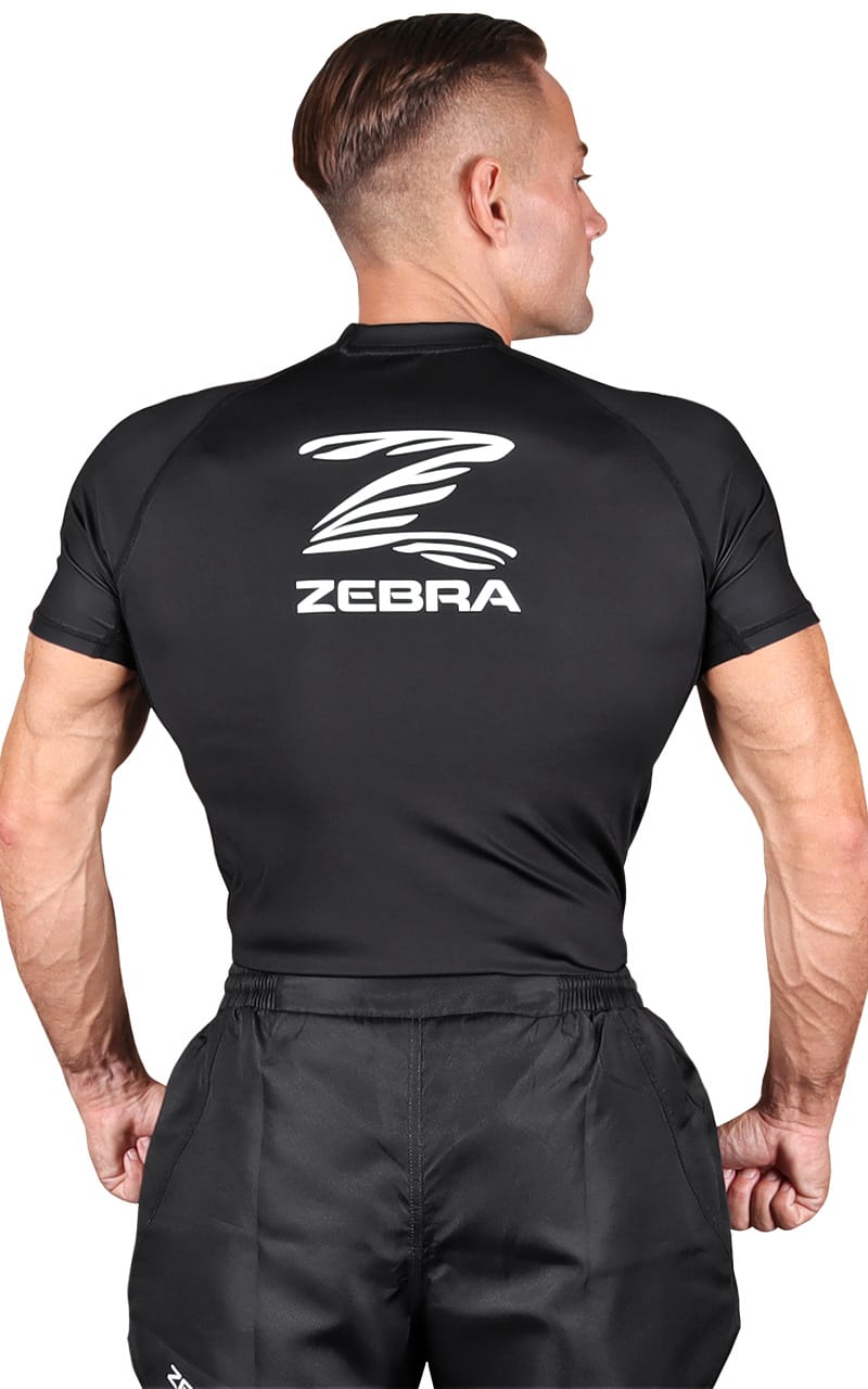 ZEBRA Rash Guard Performance, kortärmad