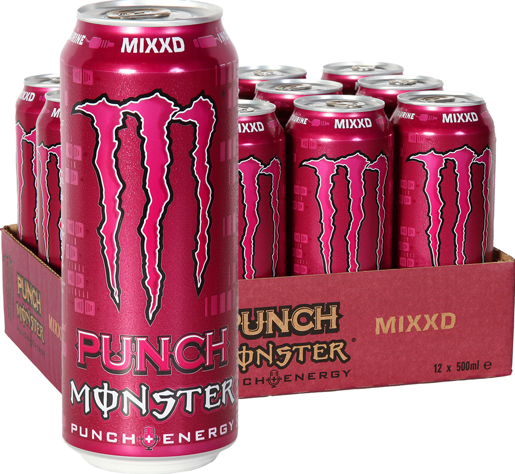 Monster Energy Punch - 12 x 500 ml - Mixxd