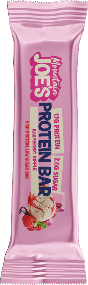 Mountain Joe's Protein Bar - 12 x 55 g - Raspberry Ripple