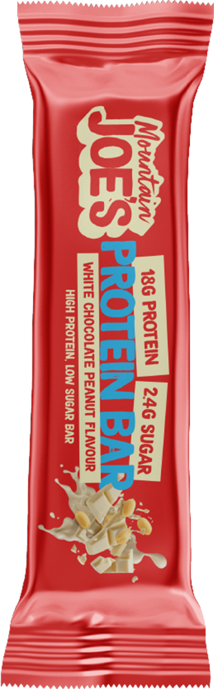 Mountain Joe's Protein Bar - 12 x 55 g - White Chocolate Salted Peanut