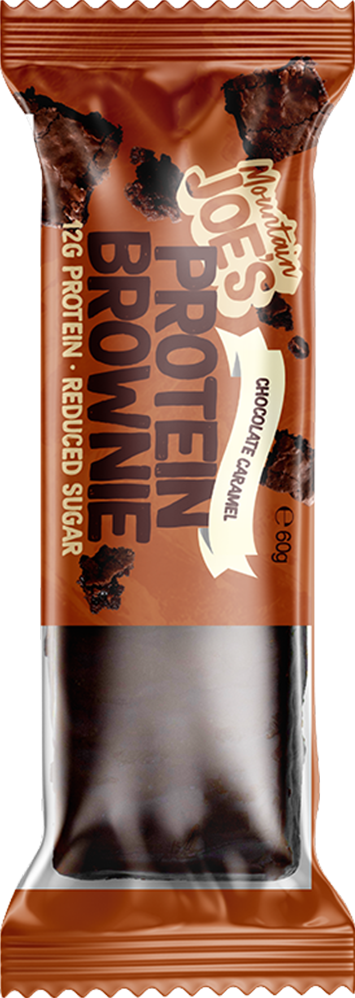 Mountain Joe's Protein Brownie - 10 x 60 g - Chocolate Caramel