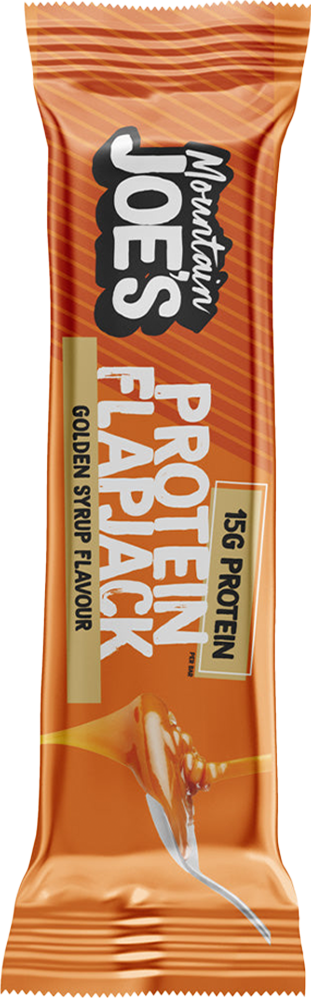 Mountain Joe's Protein Flapjacks - 16 x 60 g - Golden Syrup