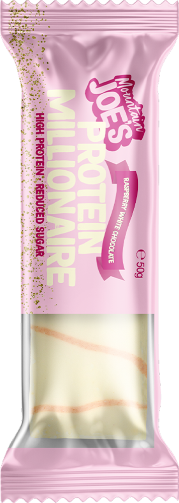 Mountain Joe's Protein Millionaire - 10 x 50 g - Raspberry White Chocolate