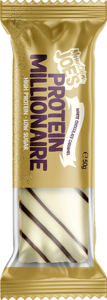Mountain Joe's Protein Millionaire - 10 x 50 g - White Chocolate Caramel