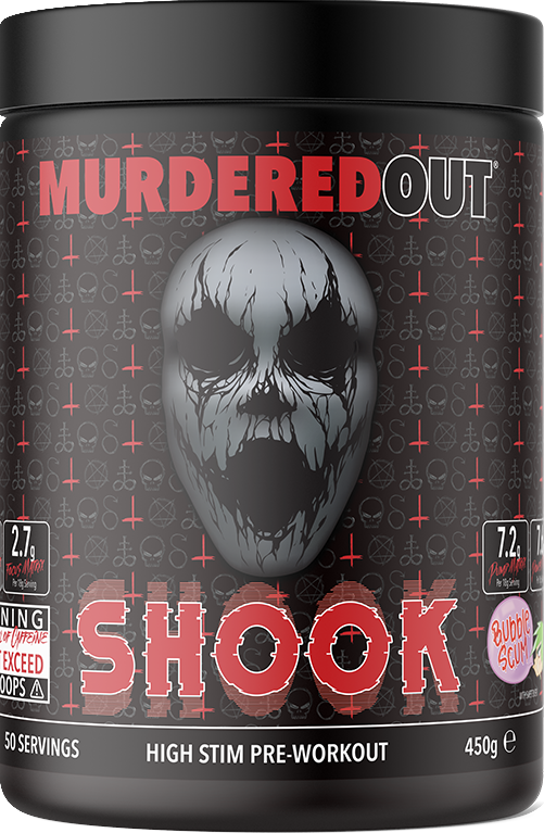 Murdered Out SHOOK Pre-Workout - 450 g - Bubblescum