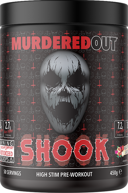 Murdered Out SHOOK Pre-Workout - 450 g - Lollipop