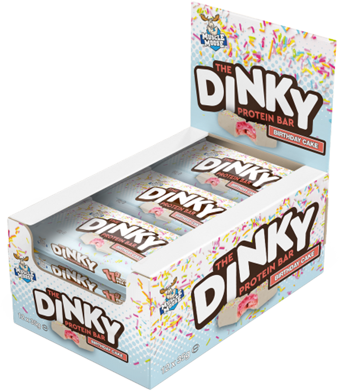 Muscle Moose Dinky Bars - 12 x 35 g - White Choc Cookie