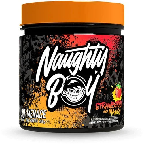 Naughty Boy Menace Pre-Workout - 435 g - Strawberry Mango