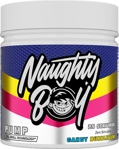 Naughty Boy Pump Pre-Workout - 400 g - Candy Bubblegum