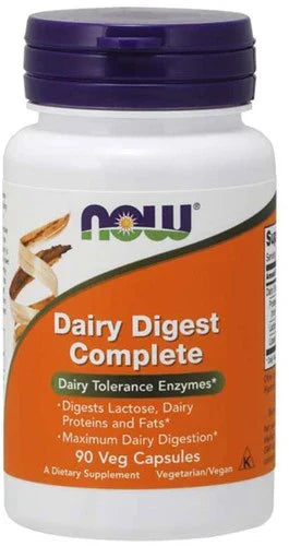 NOW Foods NOW2956 Dairy Digest Complete - 90 veg caps