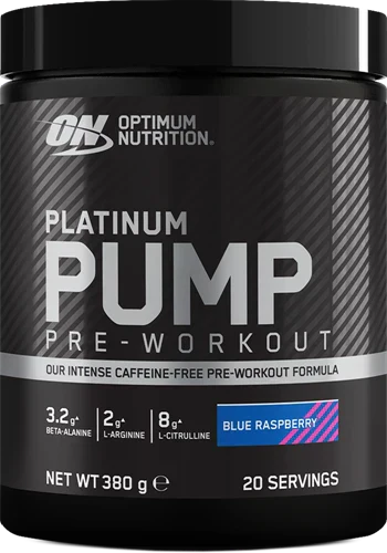 Optimum Nutrition Platinum Pump Pre-Workout - 380 g - Blue Raspberry
