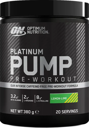 Optimum Nutrition Platinum Pump Pre-Workout - 380 g - Lemon Lime