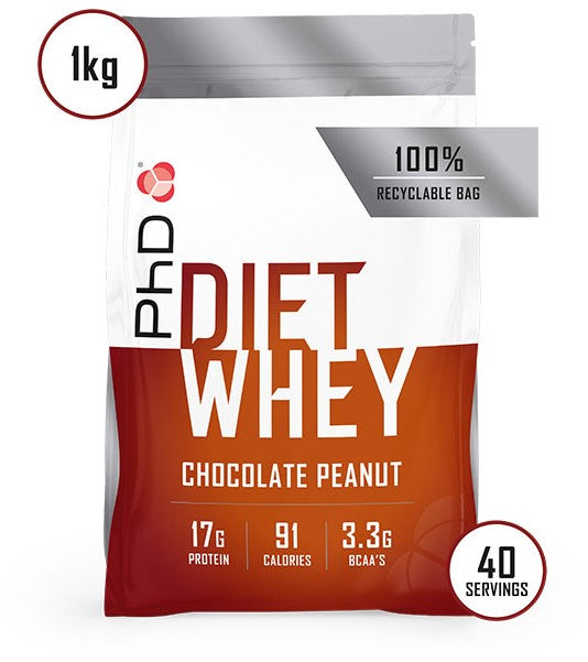 PhD Nutrition Diet Vassleprotein - 1000 g - Chocolate Peanut
