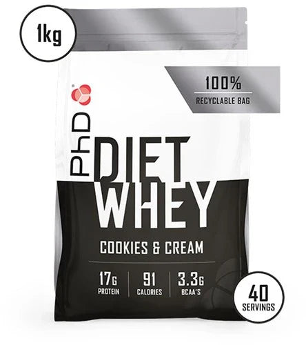 PhD Nutrition Diet Vassleprotein - 1000 g - Cookies & Cream