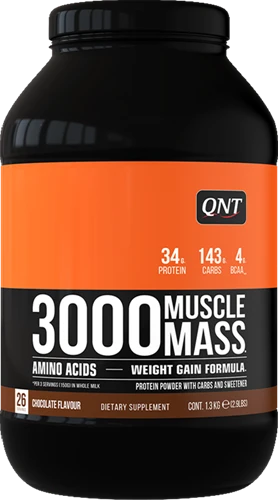 QNT 3000 Muscle Mass - 1300 g - Chocolate