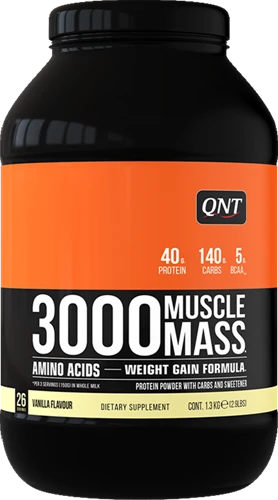 QNT 3000 Muscle Mass - 1300 g - Vanilla