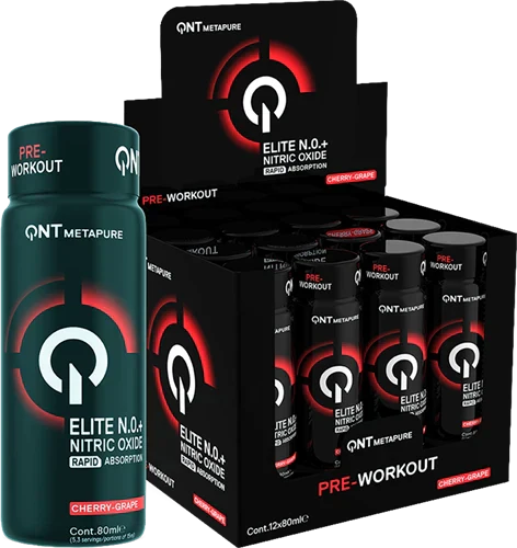 QNT NO+ Elite Shot - 12 x 80 ml - Cherry Grape