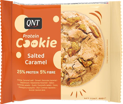 QNT Protein Cookie - 12 x 60 g - Salted Caramel