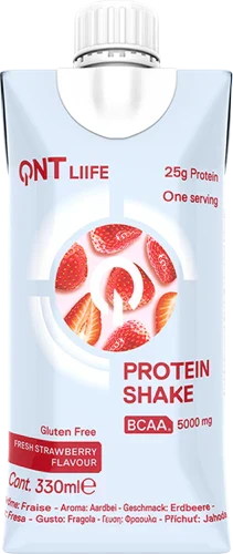 QNT Protein Shake Tetra - 12 x 330 ml - Strawberry