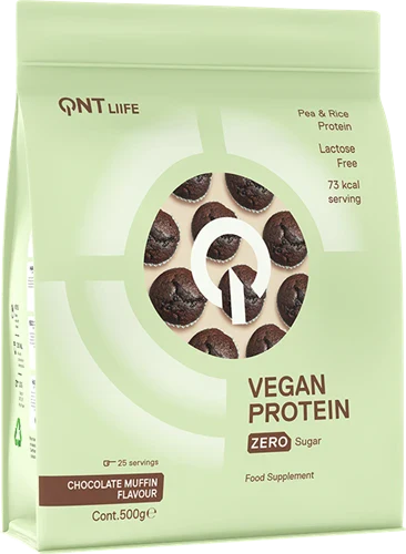 QNT Vegan Protein - 500 g - Chocolate Muffin