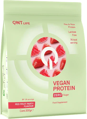 QNT Vegan Protein - 500 g - Red Fruit Party