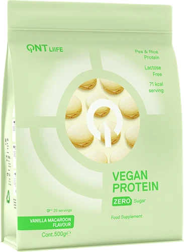 QNT Vegan Protein - 500 g - Vanilla Macaroon