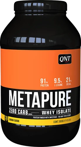 QNT Zero Carb Metapure - 908 g - Banana