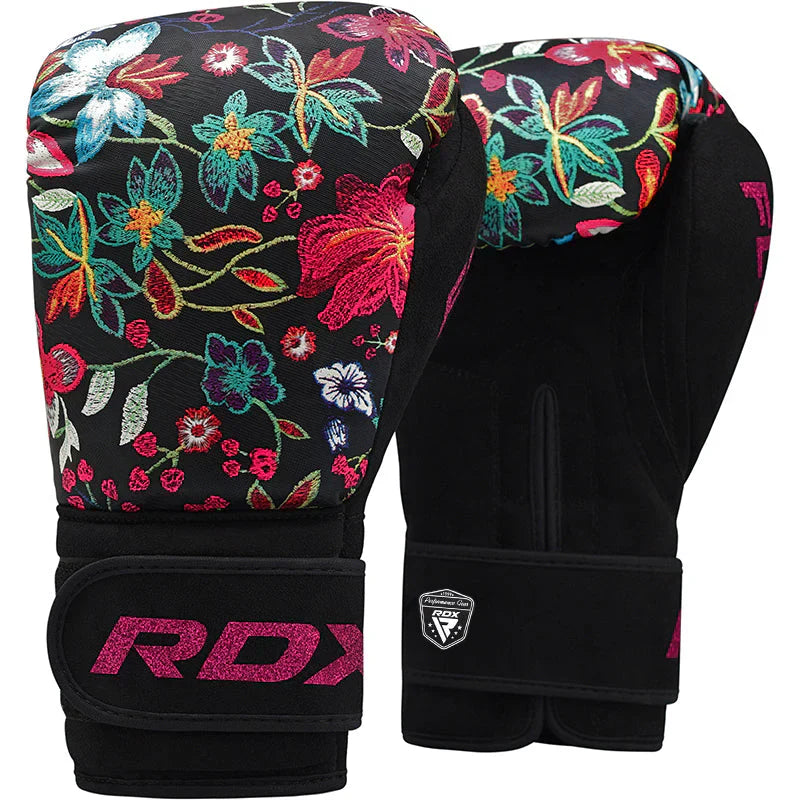RDX Boxningshandskar FL-3 - Blommig Svart