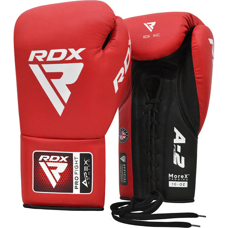 RDX Boxningshandskar Pro Fight Apex A2 - Röd