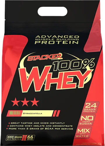 Stacker2 100% Vassleprotein - 2000 g - Stracciatella